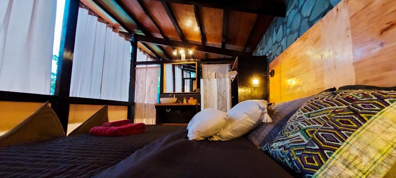 El Picnic Atitlan Hotel Tzununa Exterior photo